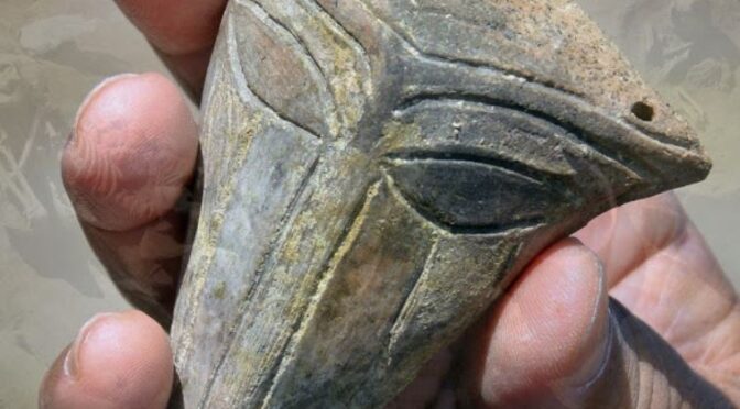 An Ancient Mask With An “Alien Face” Dug Up In Bulgaria