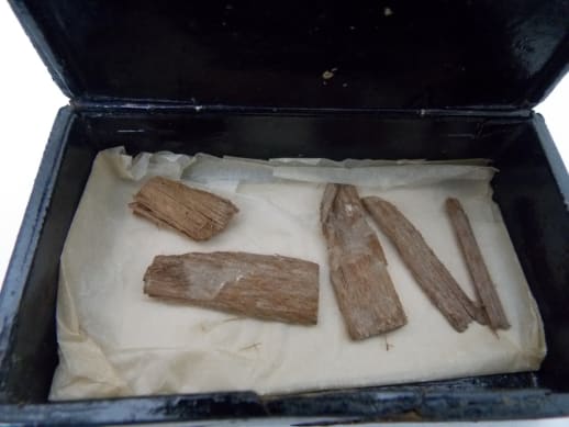 A 5,000-year-old relic from the Great Pyramid discovered in a cigar box in Scotland