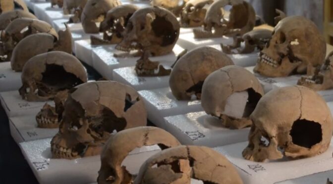 Infants from 2100 years ago found with helmets made of children’s skulls