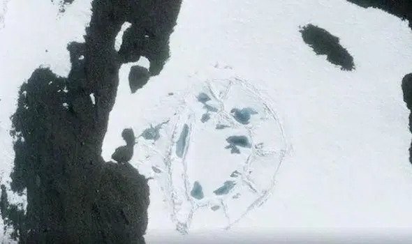 New satellite images reveal mysterious dome structure hidden in Antarctica fuelling shock claims an ancient civilization once lived there