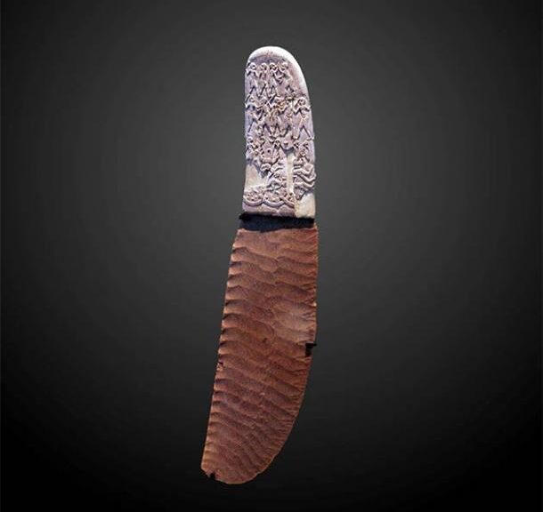 5,450 years old Egyptian knife known as Gebel el-Arak, made with an Ivory handle