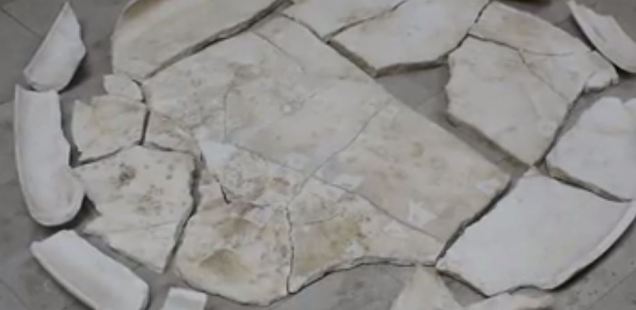5th Century Roman Marble Table Unearthed in Bulgaria