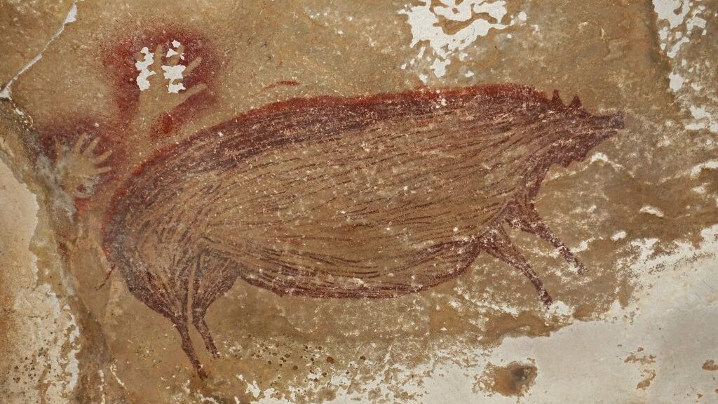 Archaeologists Have Discovered a Pristine 45,000-Year-Old Cave Painting of a Pig That May Be the Oldest Artwork in the World