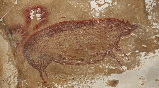 Archaeologists Have Discovered a Pristine 45,000-Year-Old Cave Painting of a Pig That May Be the Oldest Artwork in the World
