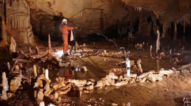 Deep in a Cave in France Neanderthals Constructed Mysterious Ring Structures 176,000 Years Ago