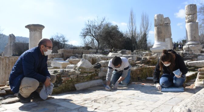Turkey: 1,550-year-old church's Marble Floor unearthed