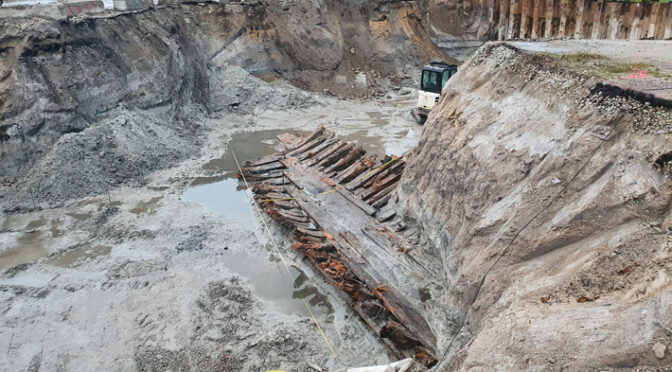 Repurposed Shipwreck Unearthed in Estonia