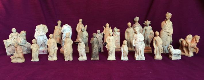 Painted Terracotta Figurines Discovered in Turkey