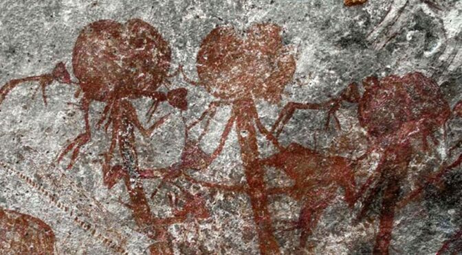 Tanzanian rock art reveals trios of mysterious anthropomorphic figures