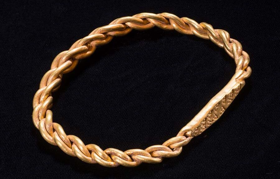 Viking treasure including gold bangle buried over 1,000 years ago is found on the Isle of Man