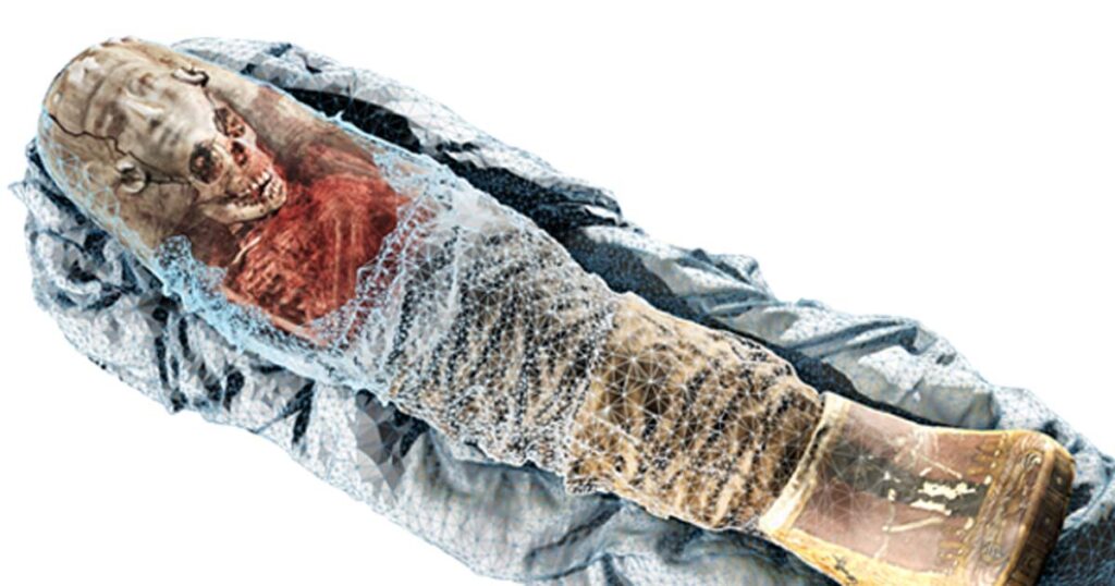2,000-Year-Old Ancient Egyptian Child Mummy Revealed in Incredible Detail Through 3D Scanning Technology