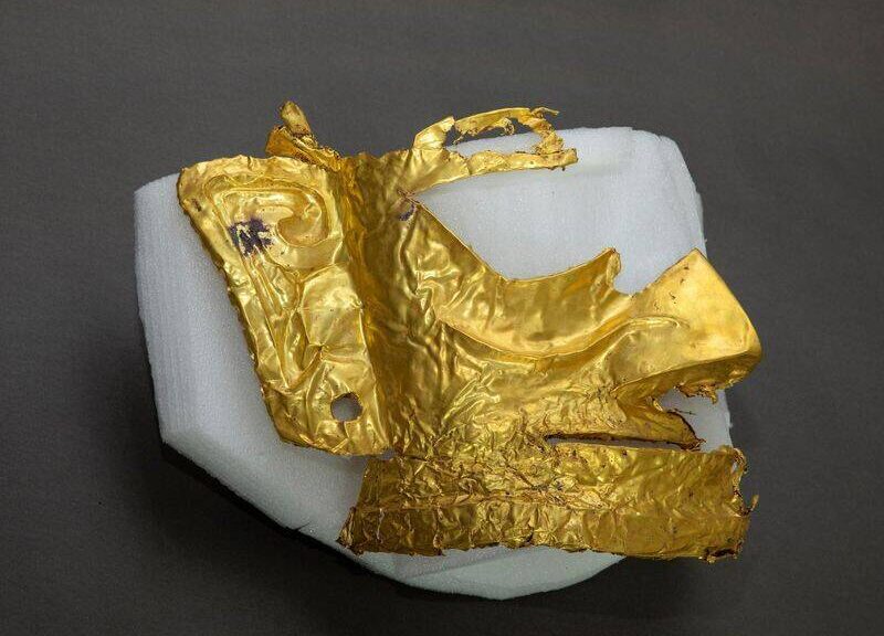 Archaeologists Uncover 3,000-Year-Old Gold Mask In China Belonging To A Mysterious Ancient Society