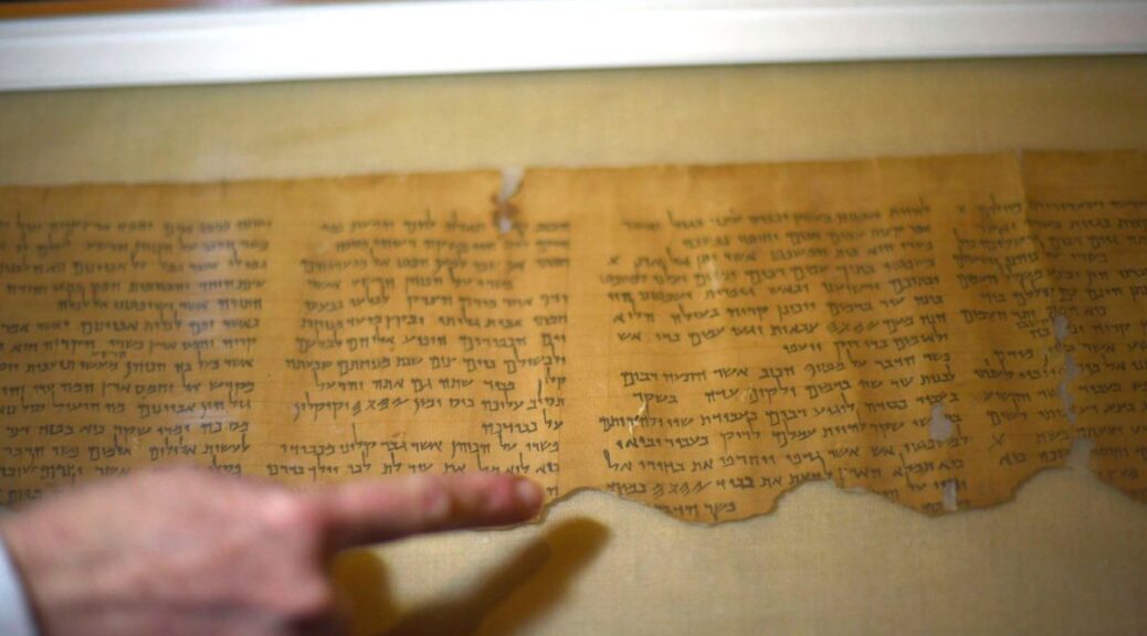 Dead Sea Scroll Analyzed With Artificial Intelligence