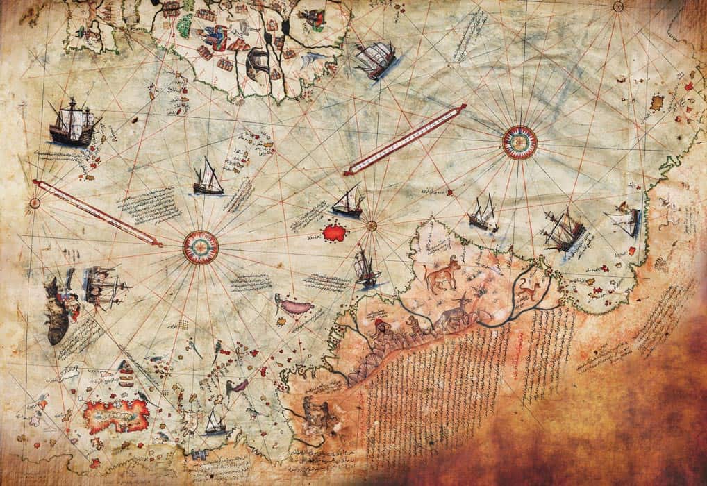 500 Year Old Map Was Discovered That Shatters The “Official” History Of The Planet