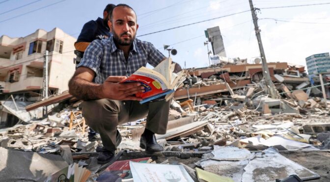 Beloved Gaza bookshop becomes a casualty of Israel-Hamas conflict