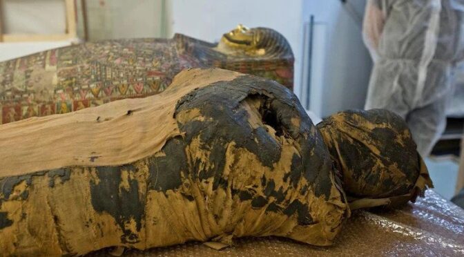 The mummy came to Poland in the 19th century when the nascent University of Warsaw was creating an antiquities collection.