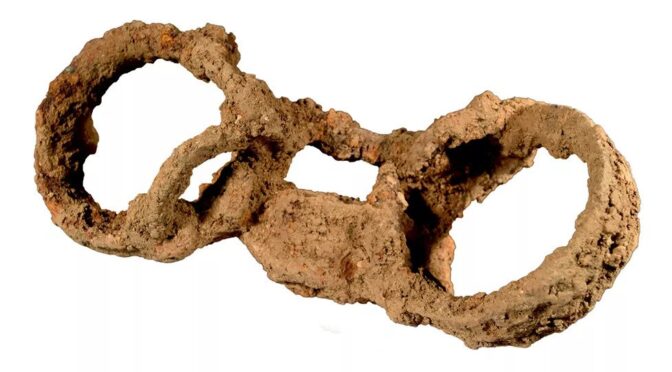 The shackled skeleton may be the first direct evidence of slavery in Roman Britain