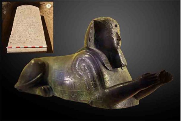 Farmer Digs Up Stone Egyptian Stele Saluting Sixth Century BC Pharaoh
