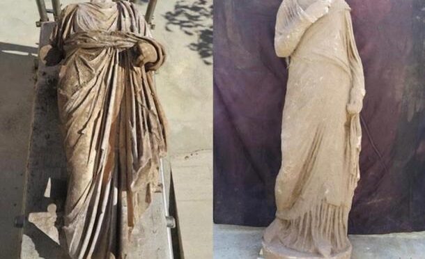 1,800-year-old headless Greek statue found at Turkey’s Metropolis site