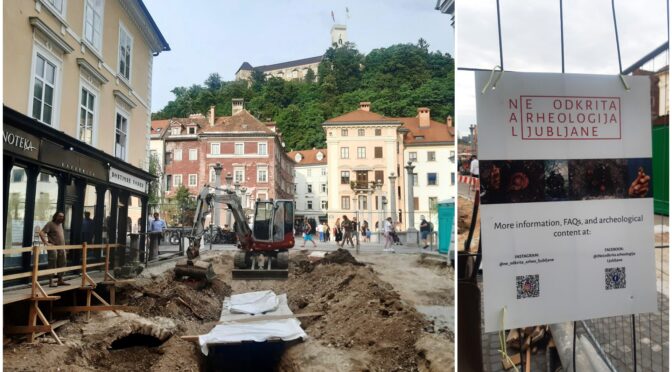 Remains of Medieval Bridge Discovered in Ljubljana, Slovenia