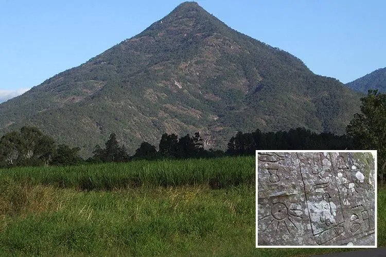 Did the Ancient Egyptians reach Australia? Archaeologists claim a MAN-MADE structure was built under this mountain 5,000 years ago