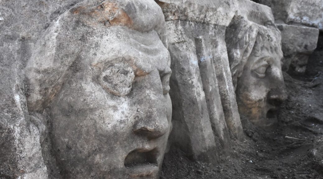 2,200 year-old mythological masks unearthed in Turkey’s Mugla