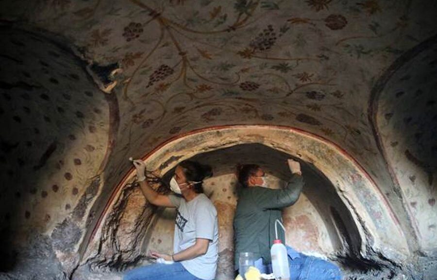 1,800-year-old rock tombs found in Turkey’s ancient city Blaundus