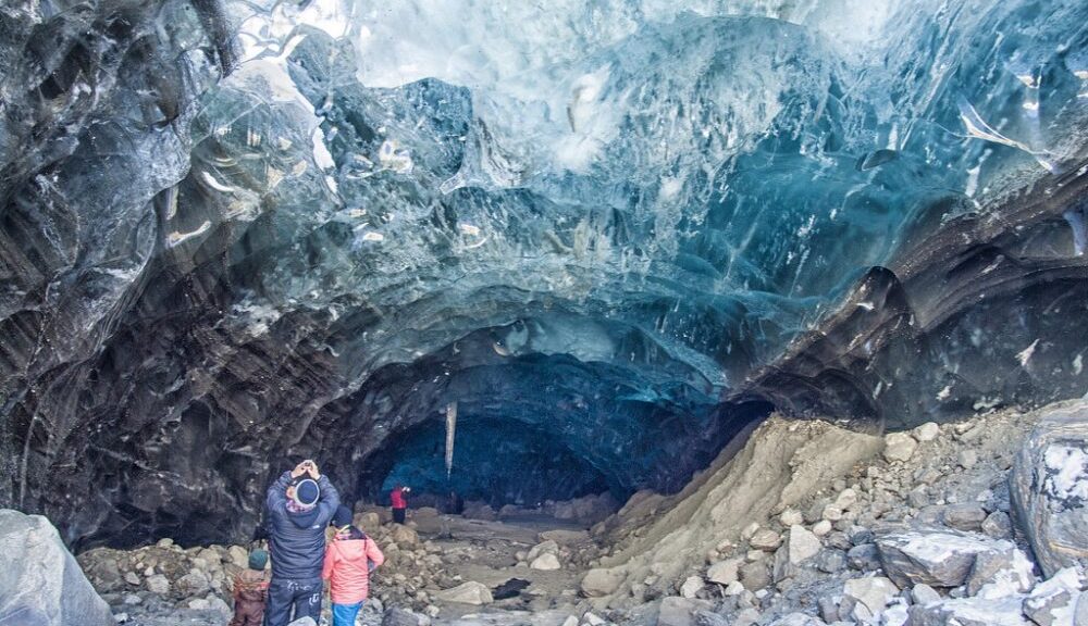 This Gorgeous Ice Cavern Has An Ancient Forest Underneath