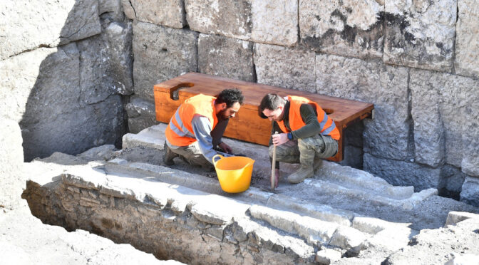 Dig in Turkey finds theater commode in ancient city of Smyrna