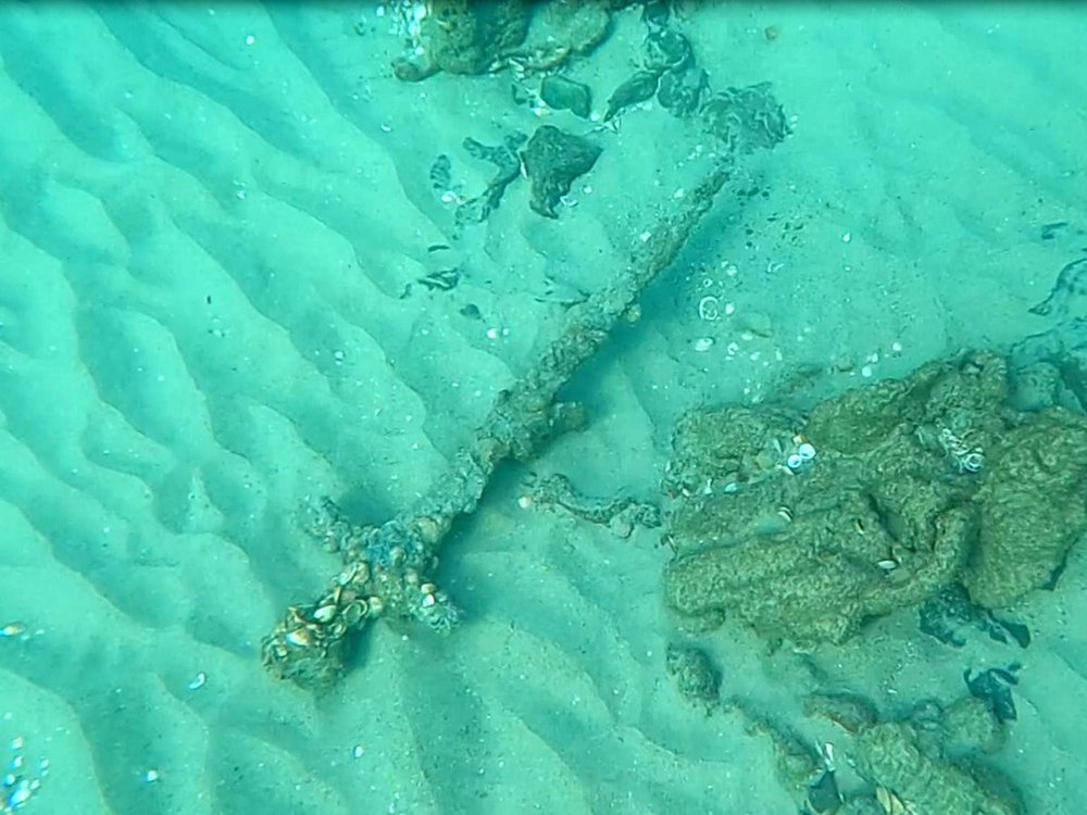 'Beautiful' 900-year-old Crusader sword discovered by diver off the coast of Israel