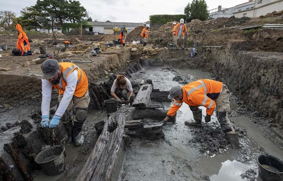 Archaeologists discover medieval port in west France