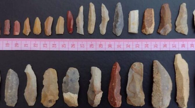 Excavation planned along river after 1200 prehistoric tools found