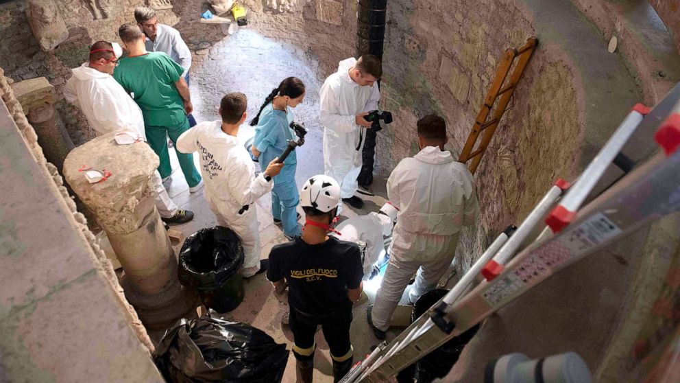 Thousands of bones discovered in Vatican crypt in search for missing teenager