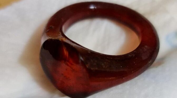 Island grave reveals a 1,000-year-old treasure trove of ‘elite’ jewellery including a solid amber ring