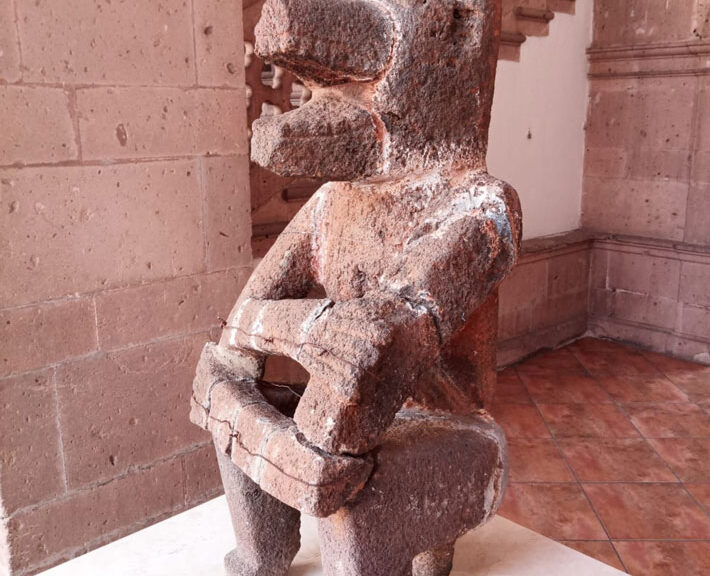 Ancient “Coyote-Man” Sculpture Recovered in Mexico