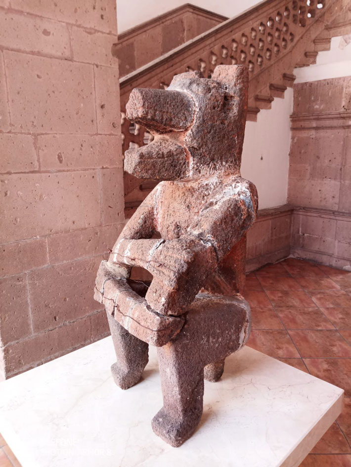 Ancient “Coyote-Man” Sculpture Recovered in Mexico