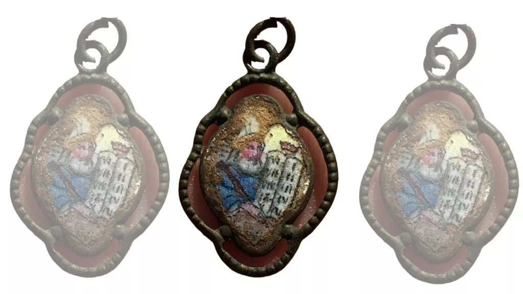 Three Pendants Recovered at Nazi Death Camp