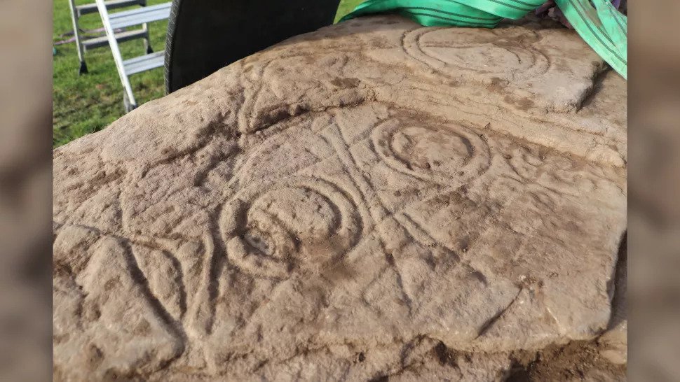 Unknown symbols are written by the lost 'painted people' of Scotland unearthed