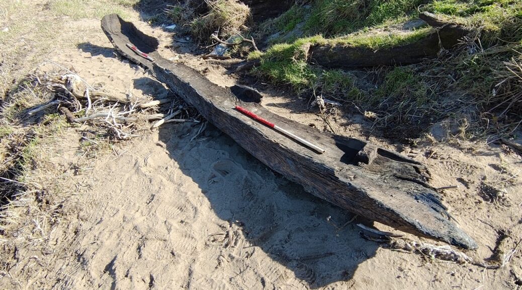 Log Boats Recovered from River in Northern Ireland