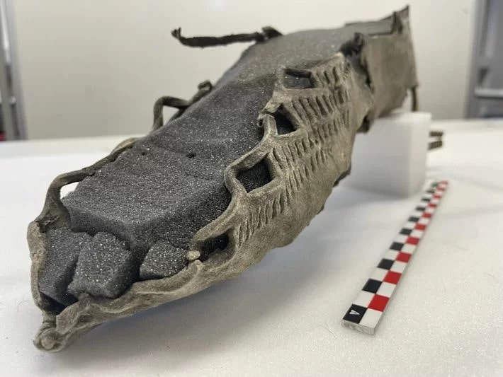 Stunning Roman-looking sandals found deep in the snow in the Norwegian mountains