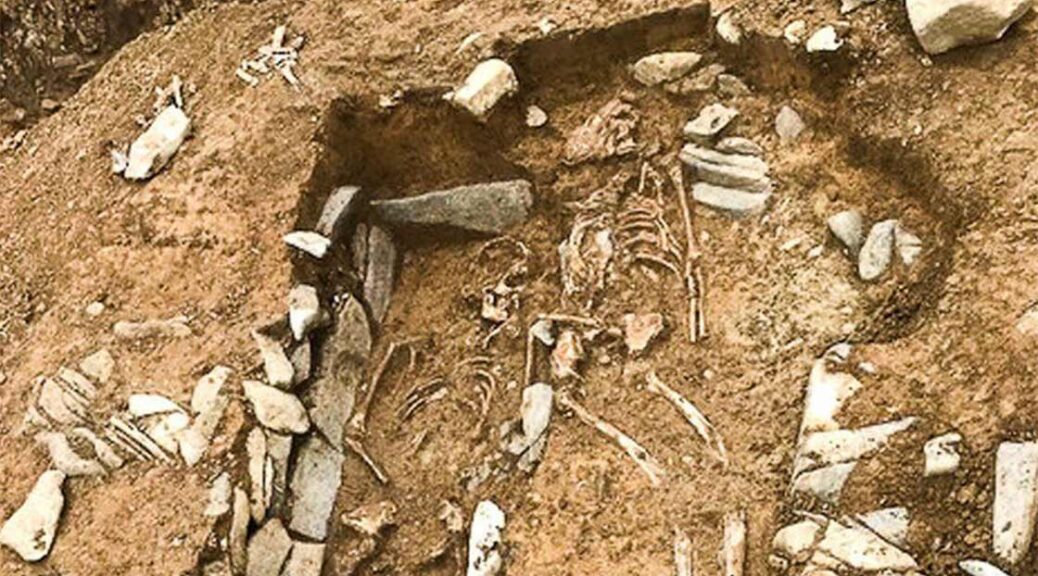 Skeleton of Roman mercenary and medieval remains found buried in Wales