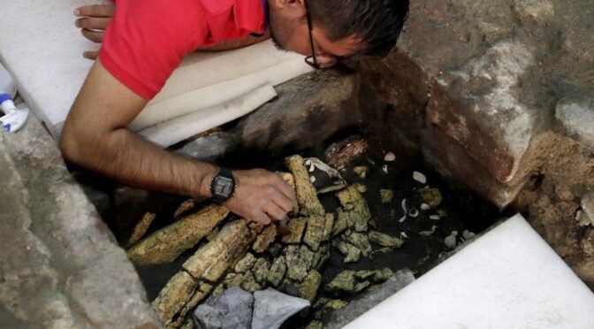 Aztec war sacrifices found in Mexico may point to the elusive royal tomb