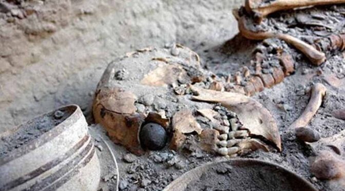 An ancient skeleton with a prosthetic eye was discovered 15 years ago