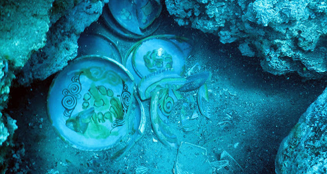 Rare Byzantine Plates Found Off Coast Of Southern Turkey
