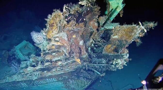 Deep-Sea Robot Reveals Treasures of $20 Billion San Jose Wreck