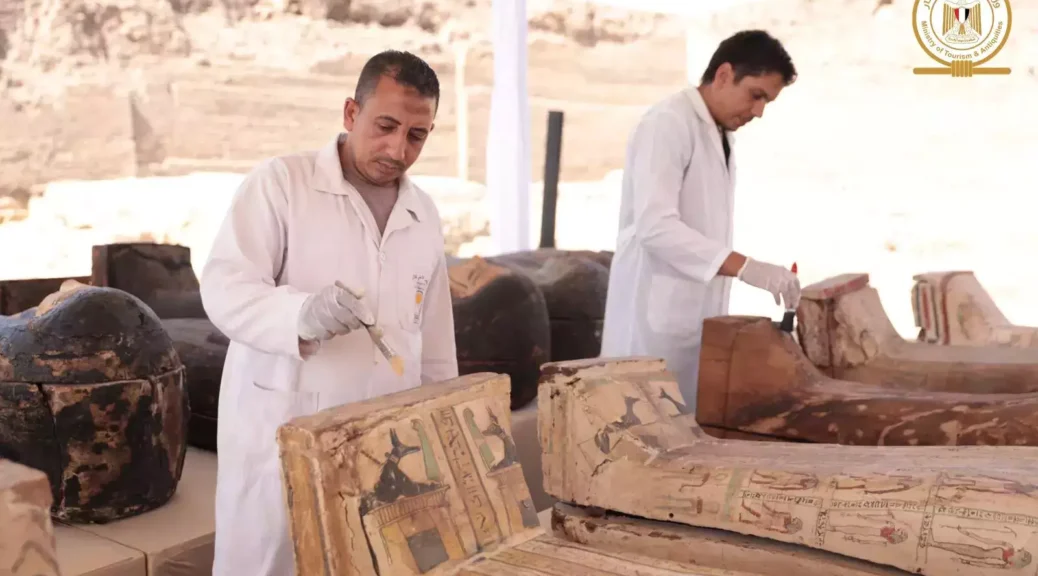 Archaeologists uncover coffins that have been shut for 2,500 years; it's Saqqara again