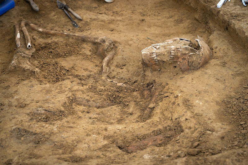 Human Remains Recovered at Waterloo Battlefield