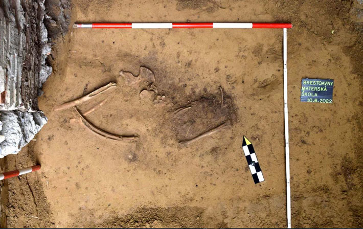 Ancient grave found right under kindergarten