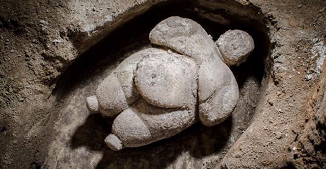 Neolithic figurine, over 7,000 years old, unearthed at Turkey’s Çatalhöyük
