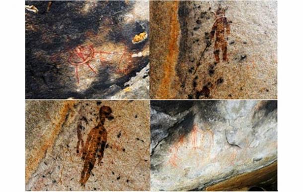10,000-Year-Old Rock Paintings Depict UFOs And Aliens
